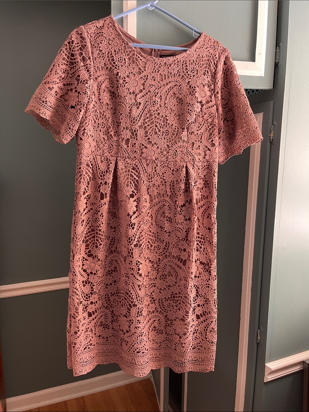 Mikarose Rose Lace Mini Dress